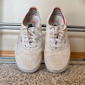 Vans Men's Off-White Canvas Sneakers